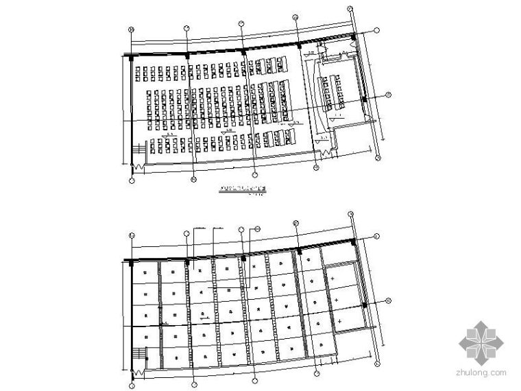 CAD多媒体教室资料下载-多媒体教室平面图