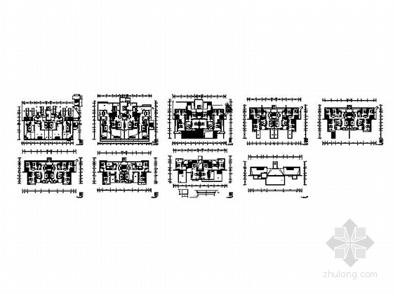 某七层别墅建筑户型图-某七层别墅建缩略图 