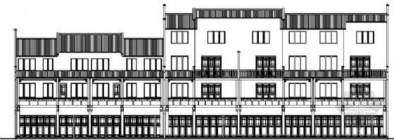 仿古风格住宅施工图资料下载-仿古民居建筑方案图（CAD）