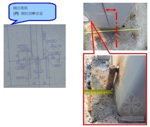 建筑钢结构工程常见质量通病案例分析(图文)-预留螺栓偏位 