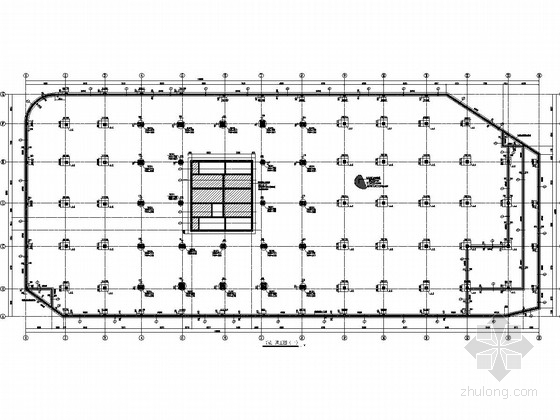 60层写字楼资料下载-[重庆]40层框架核心筒结构单体写字楼结构施工图（152米）