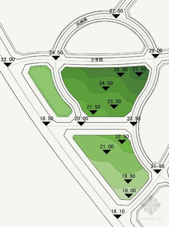[安徽]大型住宅区规划及单体设计方案文本-分析图