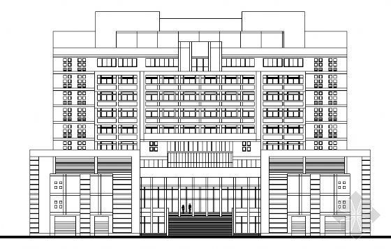 高校建筑设计方案资料下载-某高校综合楼建筑设计方案