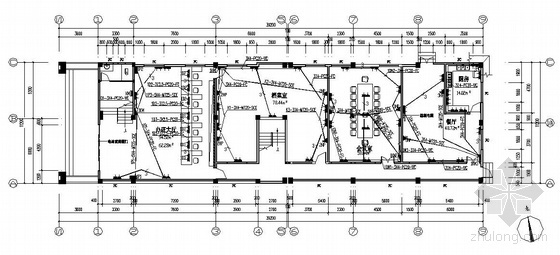 工商管理局4层办公楼设计资料下载-广州某工商所四层办公楼电气施工图