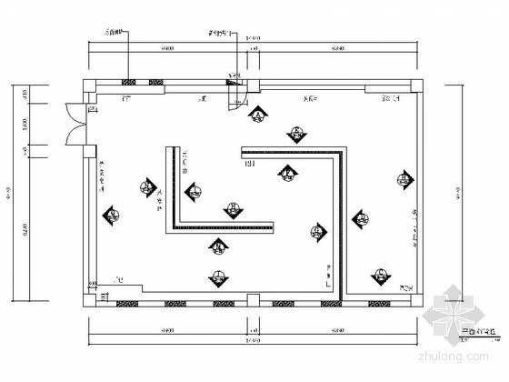 汉文化图案CAD资料下载-[陕西]汉文化会展室内设计装修图