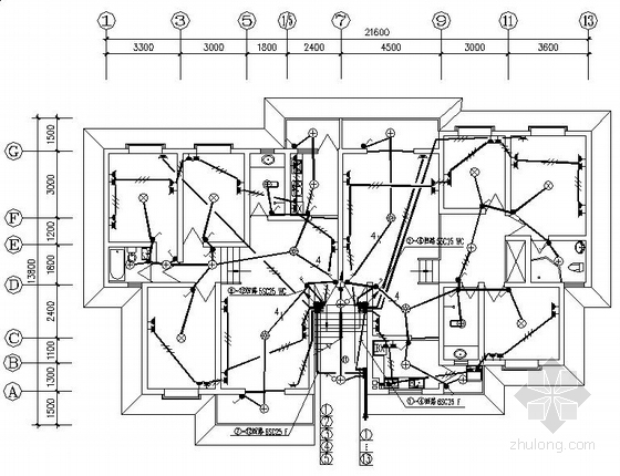 水电深化设计电施图资料下载-某小区电施图