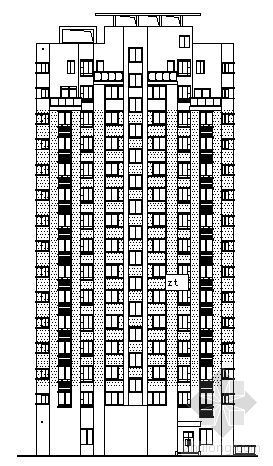 住宅建筑初步设计文本资料下载-某小区十四层商住楼建筑初步图纸