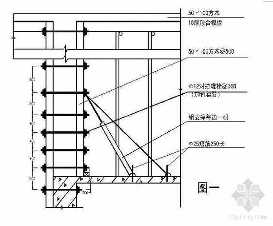 框筒构造图和节点图资料下载-深圳某高层住宅楼施工组织设计（中标 落地筒体 框剪）