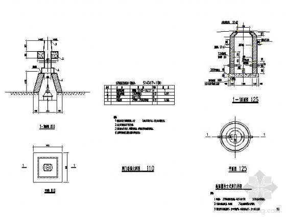 出水口预制资料下载-阀门井及排空管出水口详图