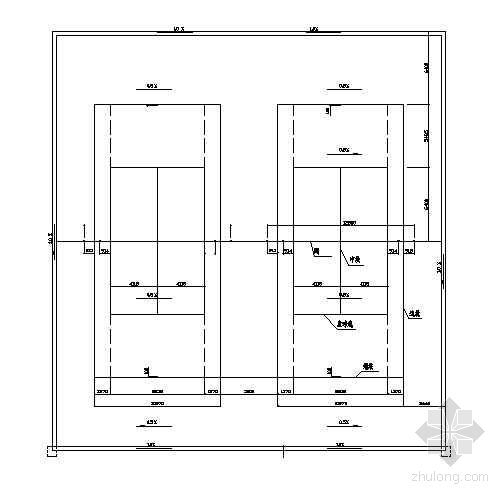 屋顶网球场施工图资料下载-某网球场大样图