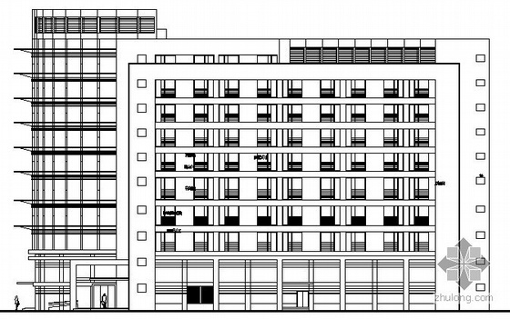 某十层办公楼建筑方案图