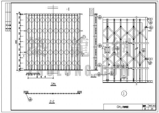 异型建筑设计资料下载-GM5异型铁栅门