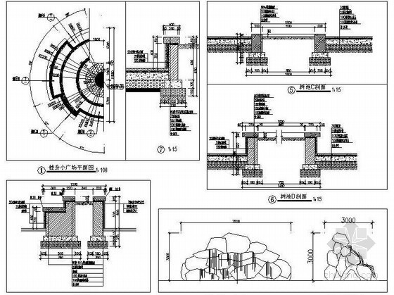 福清家园小区景观设计园建施工图- 