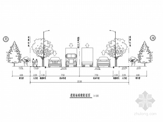 树池的大样详图资料下载-[天津]双向四车道城市次干路白改黑工程全套施工图（184张 道路 交通 涵洞）