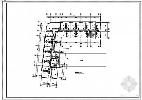 七层办公楼建筑设计施工图资料下载-七层办公楼采暖施工图