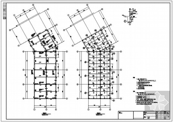 建筑结构暖通施工图资料下载-大连某公用建筑结构施工图