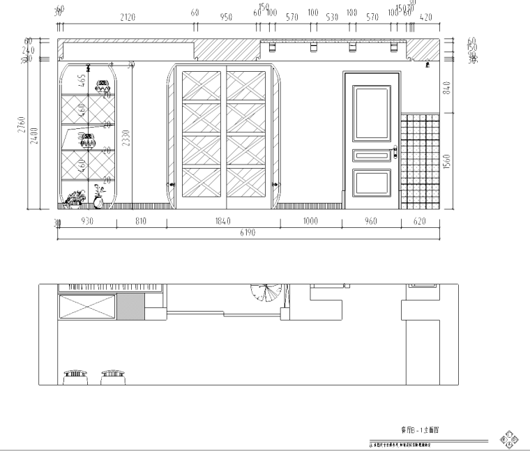 室内装修资料下载-某东南亚风格住宅室内装修施工图（含效果图）