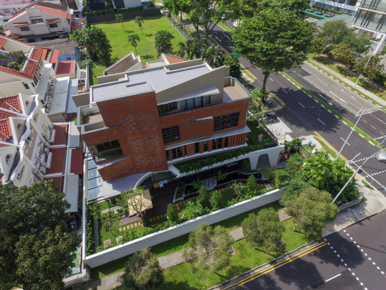 新加坡垂直花园住宅景资料下载-新加坡景万岸路22号住宅