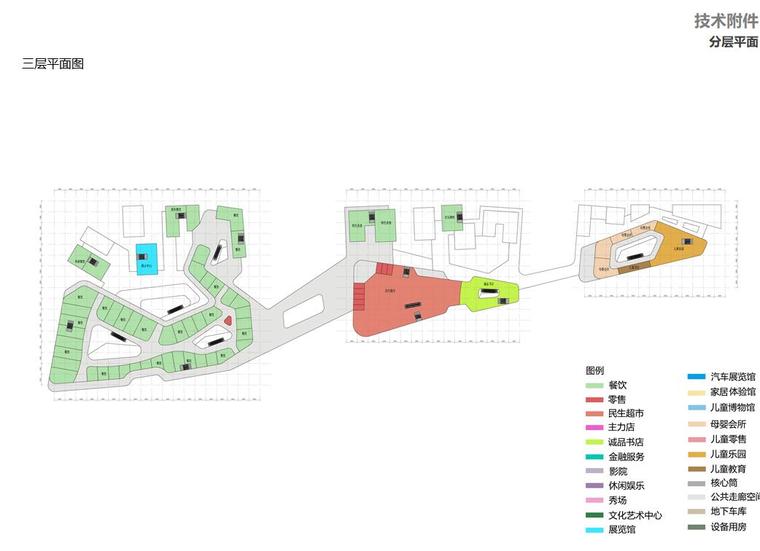 [上海]招商·兴江南水岸商业综合体建筑文本（PPT+165页）-分层平面