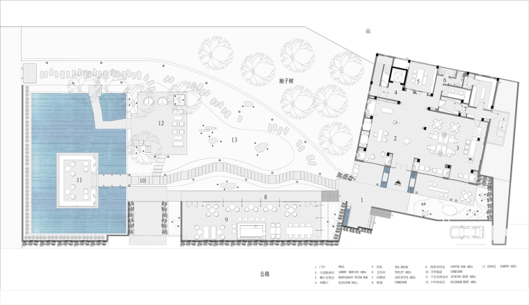 阳朔骥马花梦间酒店-Outdoor_landscape_floor_plan