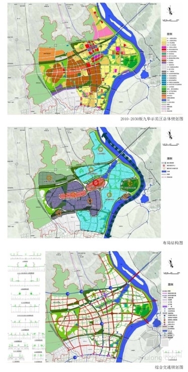 [湖南]城市规划及单体设计方案文本（国外知名建筑事务所）-城市规划分析图