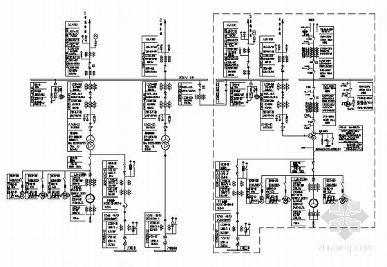 发电厂电气主接线图资料下载-某大型发电厂一次接线图