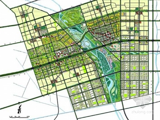 河南开封中意商务区资料下载-[开封]城市新貌景观总体规划设计方案