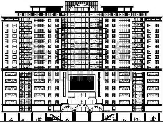 某多层办公楼多层资料下载-某多层办公楼建筑设计方案