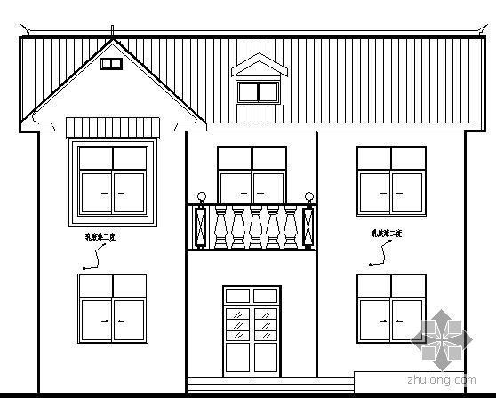 节能住宅设计su资料下载-某农村节能住宅建筑方案图