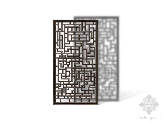 中式门连窗cad资料下载-中式窗1
