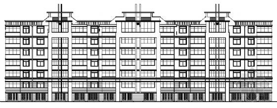 2层复式商铺建筑方案资料下载-七层复式住宅建筑方案