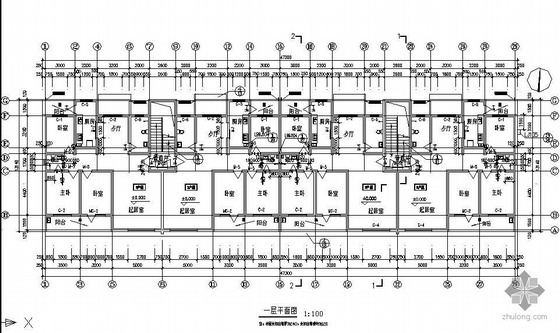 砌体结构全套图纸资料下载-潍坊某五层砌体结构住宅带阁楼建筑结构施工图全套