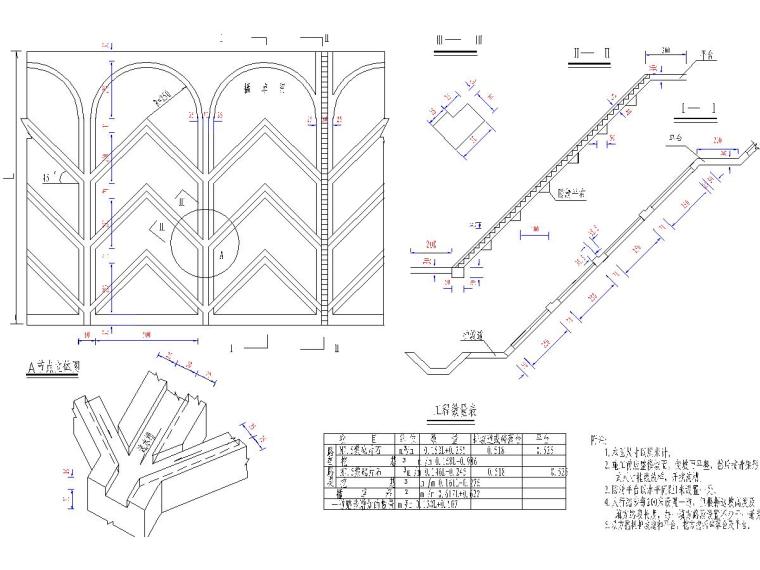 浆砌片石棱形骨架资料下载-19种边坡防护型式详图