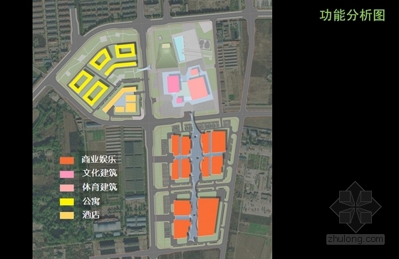 [北京]大型现代风格商业综合体设计方案文本-大型现代风格商业综合体设计分析图