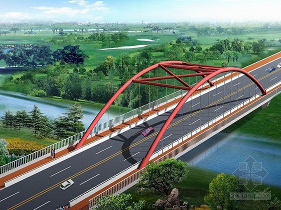 景观钢结构桥施工图资料下载-景观桥工程钢结构制作与安装方案施工图纸