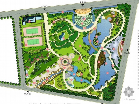 公共绿地方案设计资料下载-上海某公共绿地景观规划设计