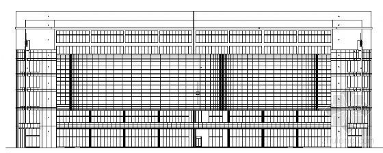 服务中心建筑结构施工图资料下载-[莲园]某八层服务中心大楼建筑结构施工图