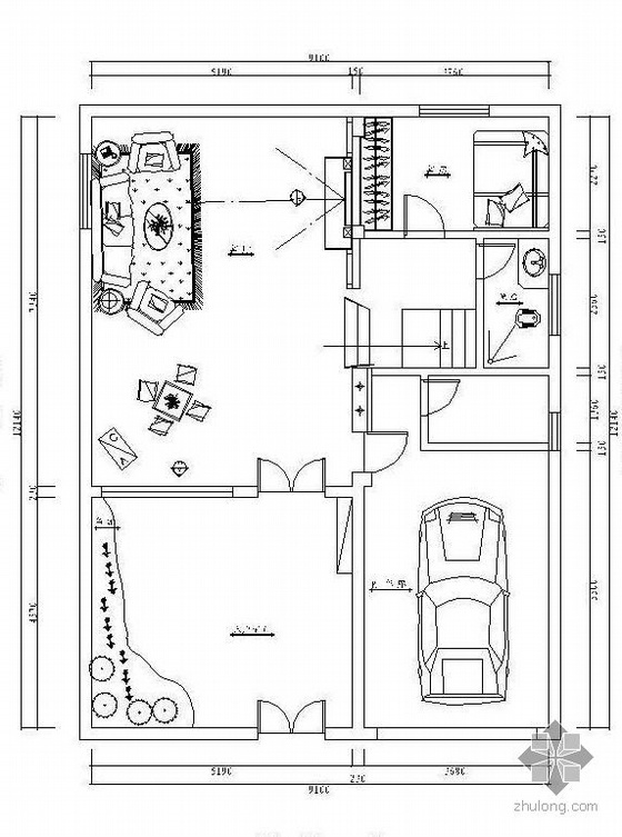 4层建别墅设计图资料下载-四层别墅设计方案图