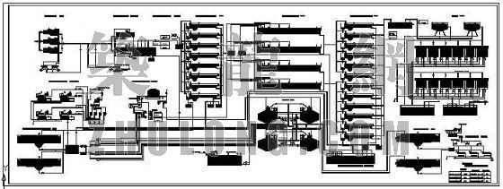 污水处理厂设计投标方案资料下载-污水处理厂平面