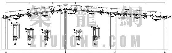 砼柱钢屋盖资料下载-钢屋盖厂房结构设计