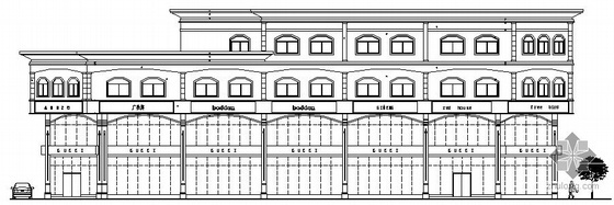钢办公楼建筑施工图资料下载-某四层办公楼建筑施工图