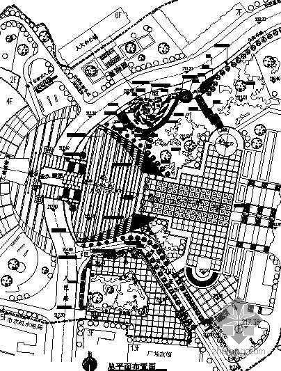 小区广场园林施工图资料下载-[重庆]某人民广场三期园林施工图设计