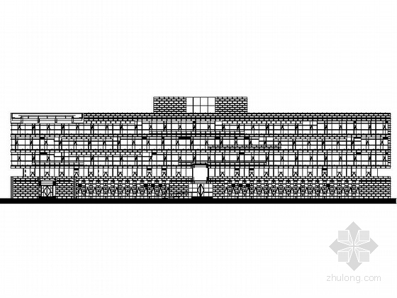 银行楼建筑施工图资料下载-[安徽]合肥某银行及附属用房建筑施工图