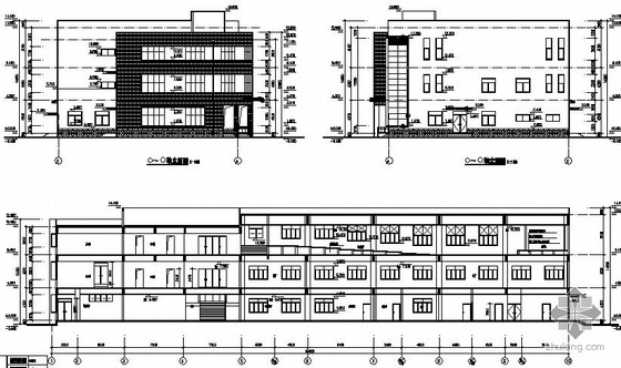 某中学三层综合楼建筑施工图-2