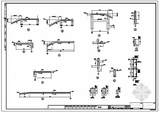 地下室顶板排水盲管资料下载-某地下室顶板节点构造详图