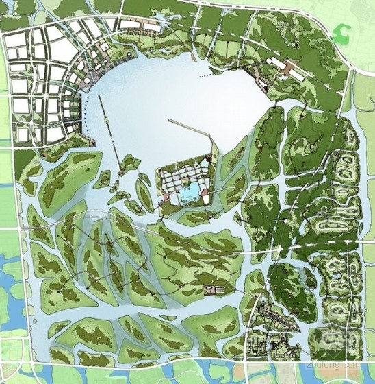 湿地景观概念方案资料下载-[绍兴]国家湿地公园总体概念规划设计方案