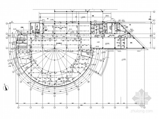 建筑灭火器材资料下载-[浙江]高层办公楼建筑给排水施工图纸（气体灭火）