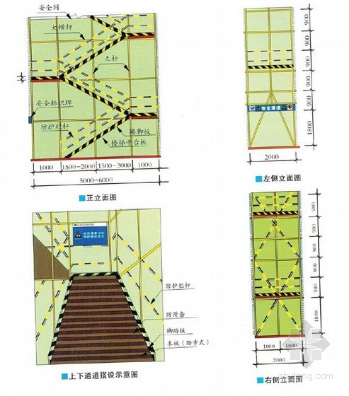 [浙江]建筑工程施工现场安全生产文明施工标准化图例（120余页 多图）-斜道