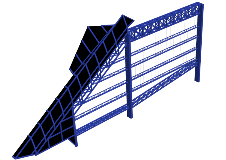 [浙江]商业综合体大厦钢结构施工方案（128页）-03幕墙钢结构右侧安装方案