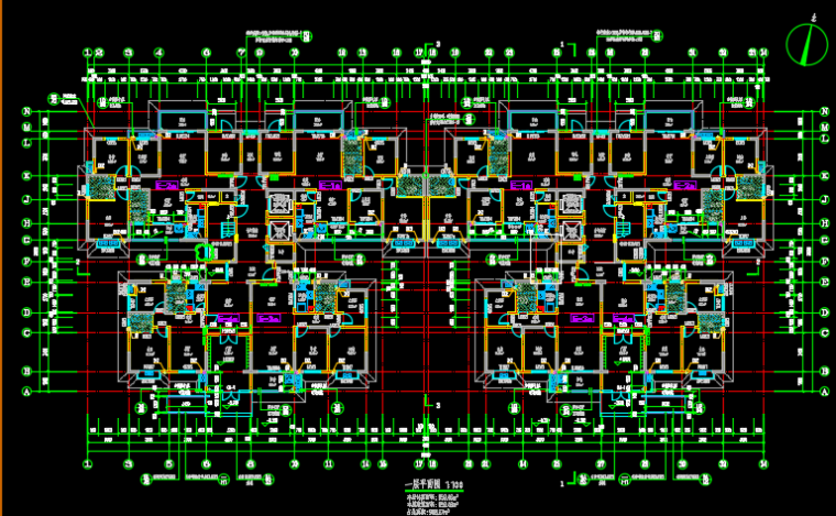 18层高层住宅楼设计全套施工图-一层平面图.png